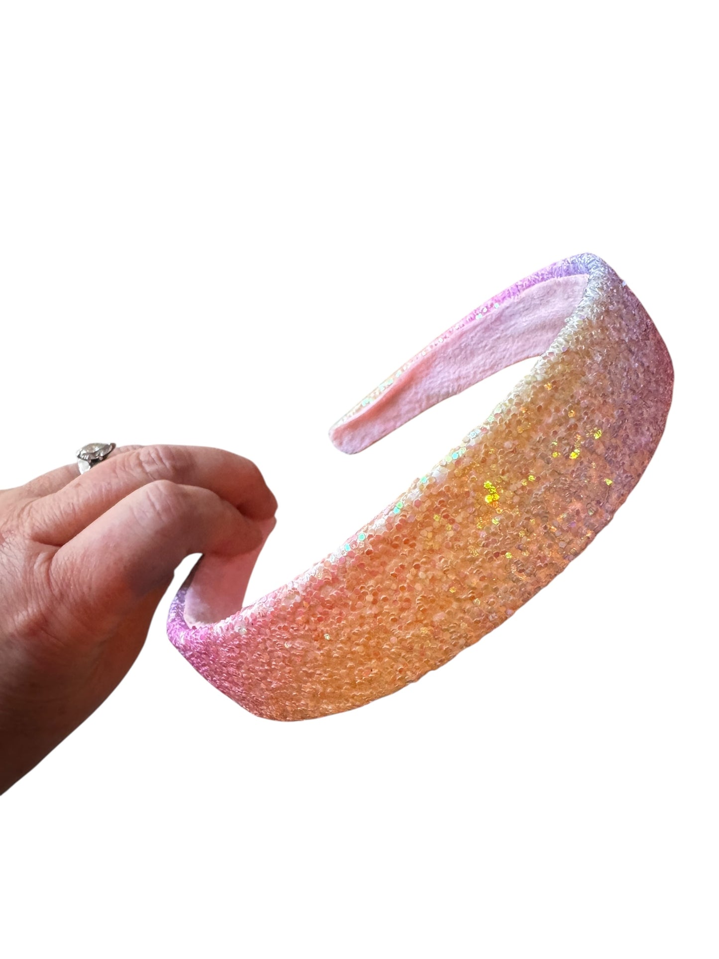 Thick Glitter Headbands - Sparkly Headbands for Girls & Women (One Size)