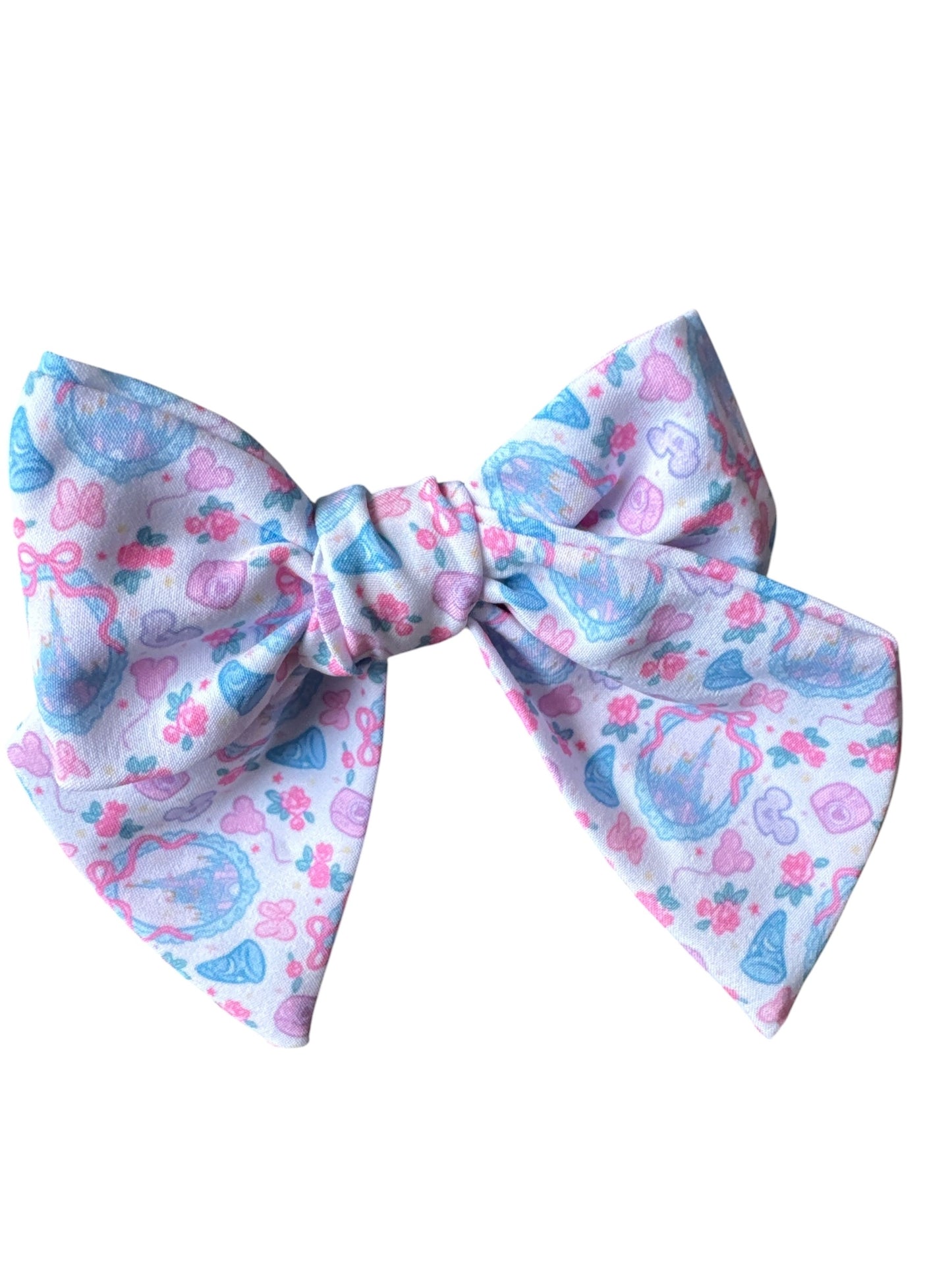 Pink Castle Coquette Hair Bows for Girls