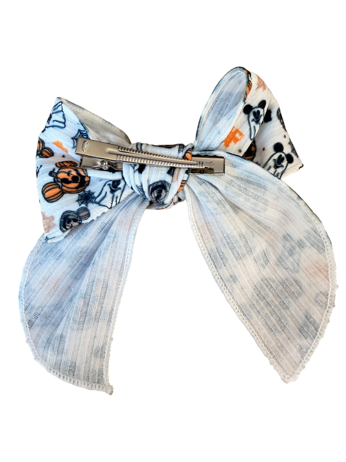 Halloween Mouse Ghost Pumpkin Hair Bows for Girls