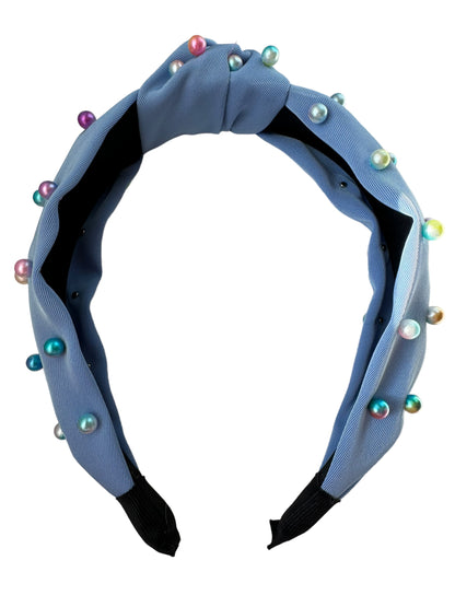 *Pearl Tie Knot Headband