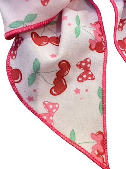 Cherry Mouse Hair Bows for Girls