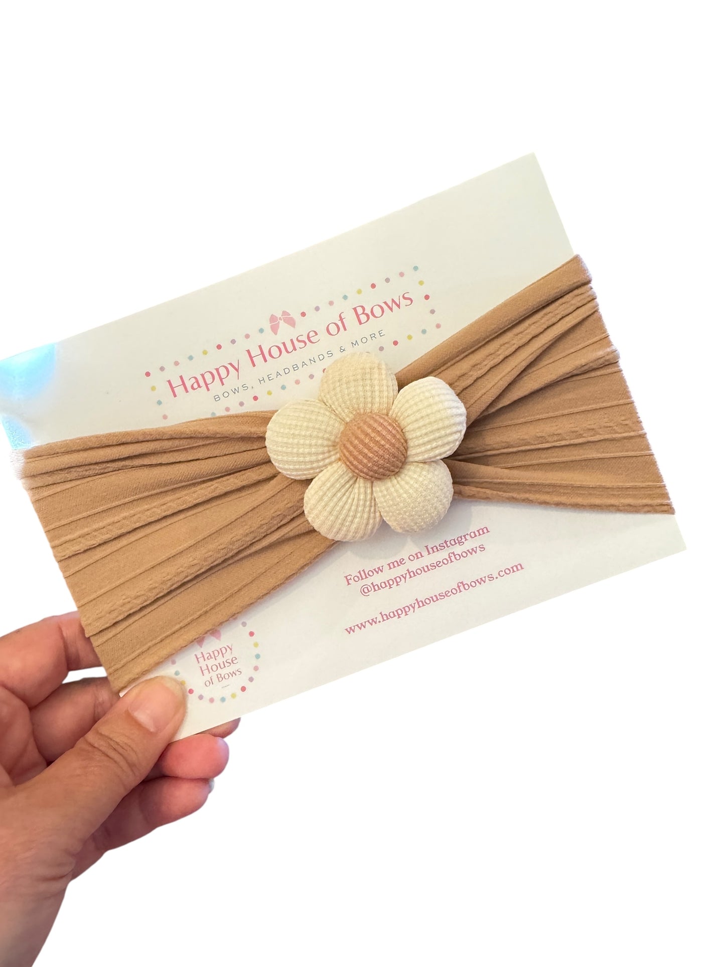 Cute & Comfy Nylon Flower Headband for Babies