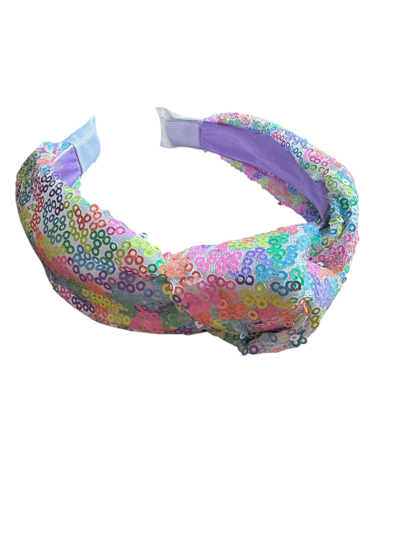 *New Sequin Tie Knot Headband