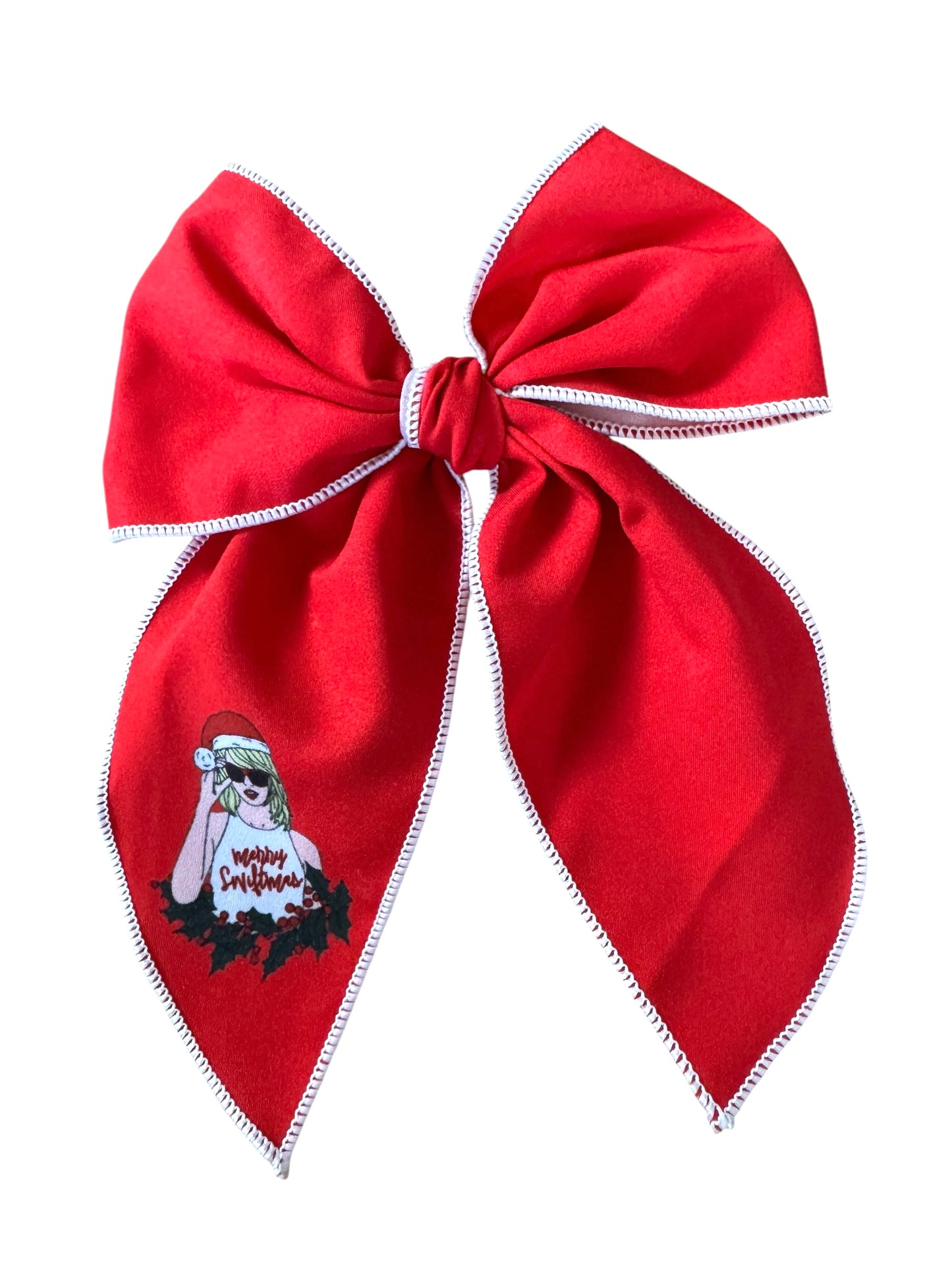 *Red Swiftmas Hair Bows