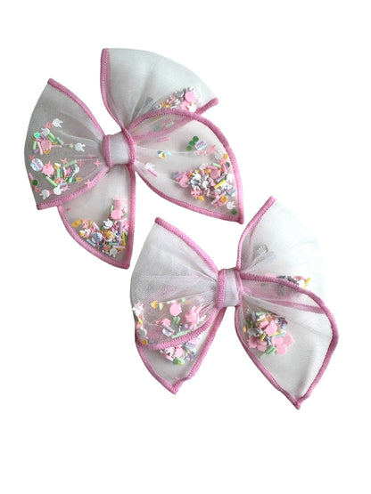 *Bunny Shaker Hair Bow