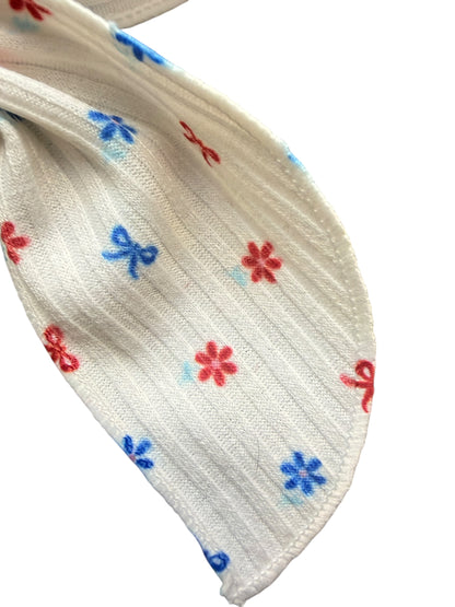 Patriotic Bows & Flowers Hair Bows for Girls & Babies | Alligator Clip or Nylon Headband | 4th of July