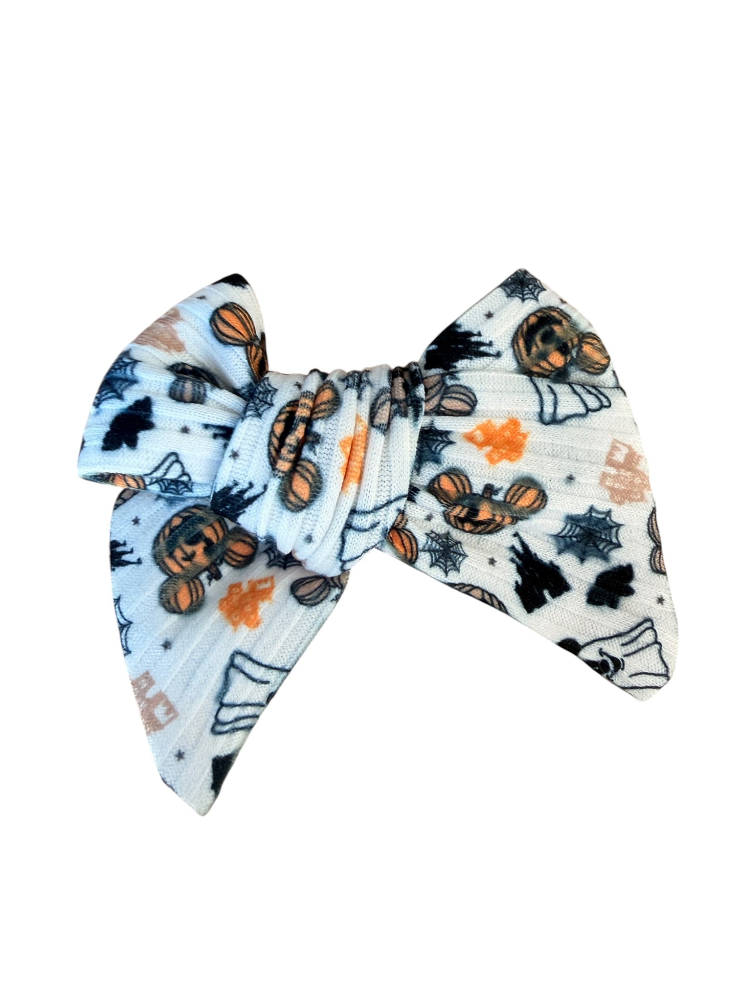 Halloween Mouse Ghost Pumpkin Hair Bows for Girls