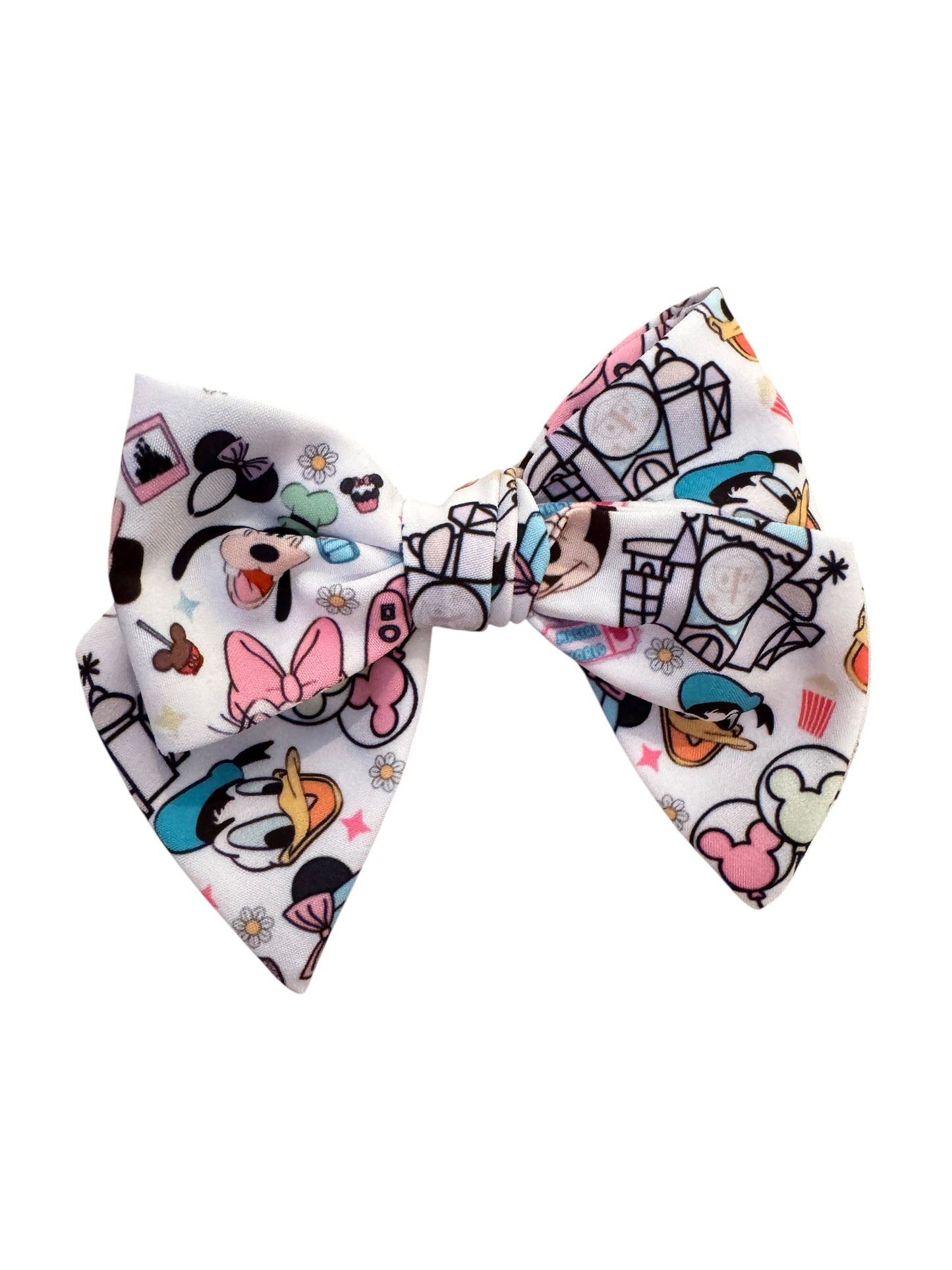 Pink Magic Park Hair Bows for Girls