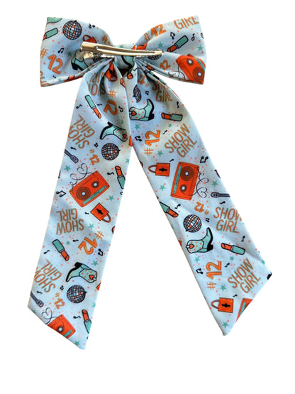 Mint Showgirl Hair Bows - Concert & Everyday Fan Accessories