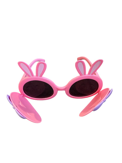 Pink and Purple Bunny Sunglasses for Toddlers Ages 3 - 10 | Kids UV Protection