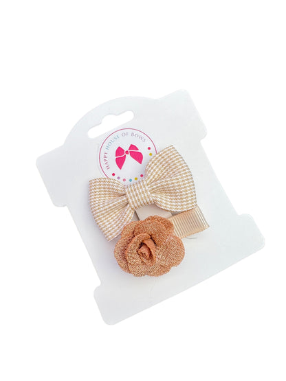 *Mini Linen Baby Clips