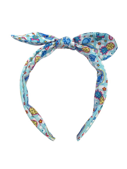 Pineapple Stitch Headband for Girls - Hawaiian Character Tie Knot Headband