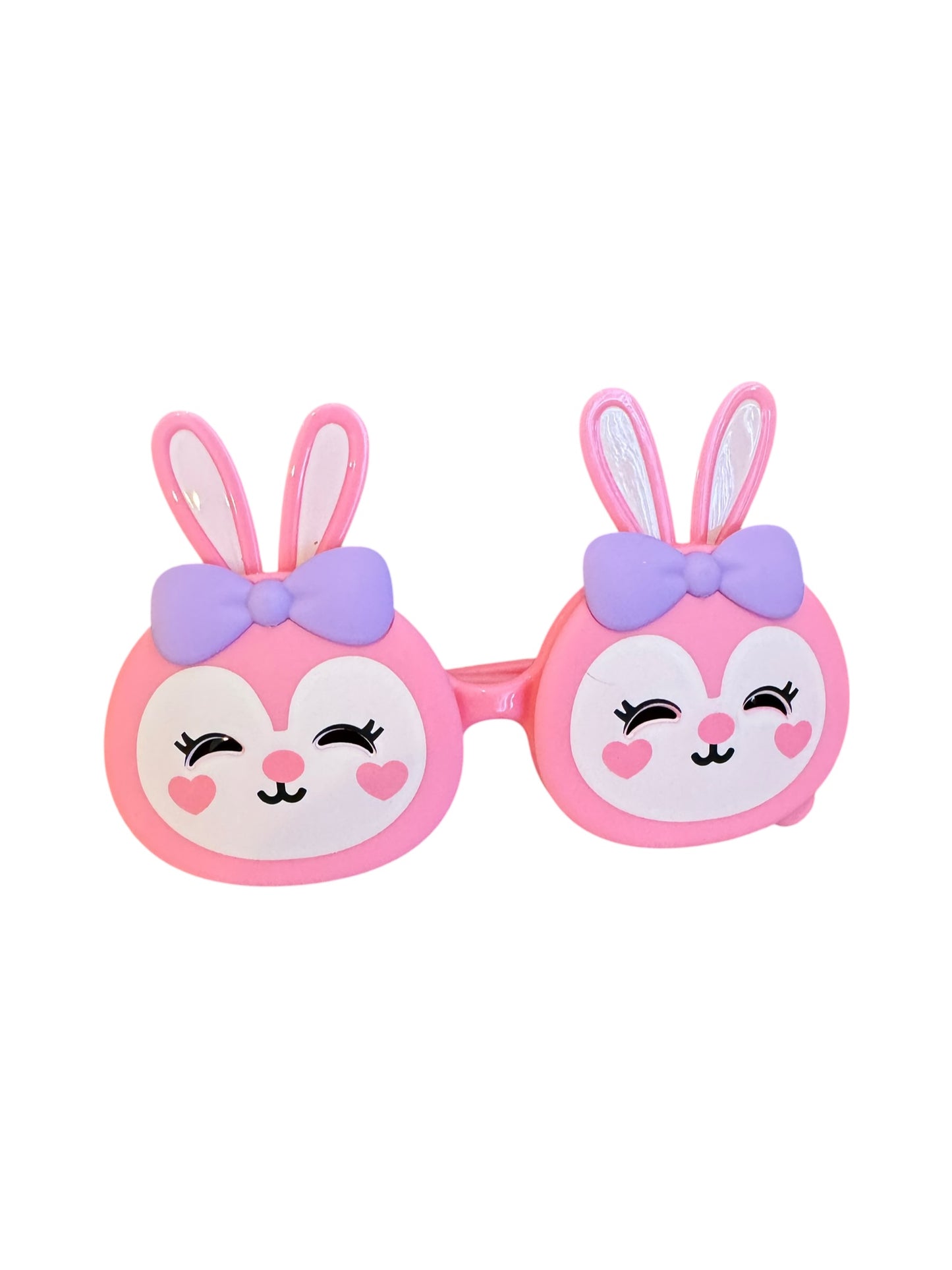 Pink and Purple Bunny Sunglasses for Toddlers Ages 3 - 10 | Kids UV Protection