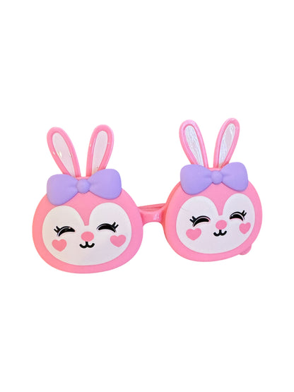 Pink and Purple Bunny Sunglasses for Toddlers Ages 3 - 10 | Kids UV Protection
