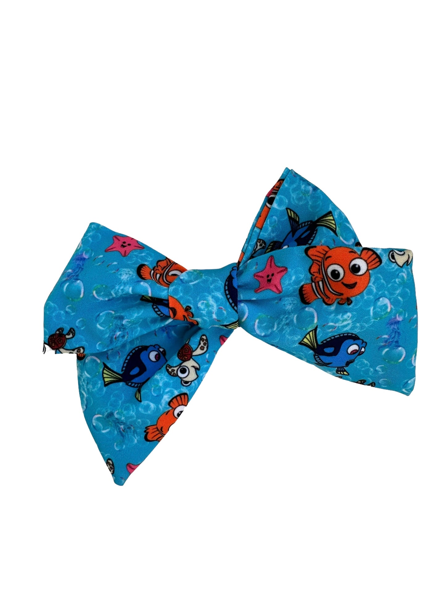 *Orange Fish Hair Bow