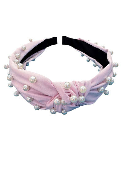 *Pearl Tie Knot Headband