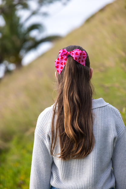 Pink & Red Valentine's Day Mouse Hair Bows
