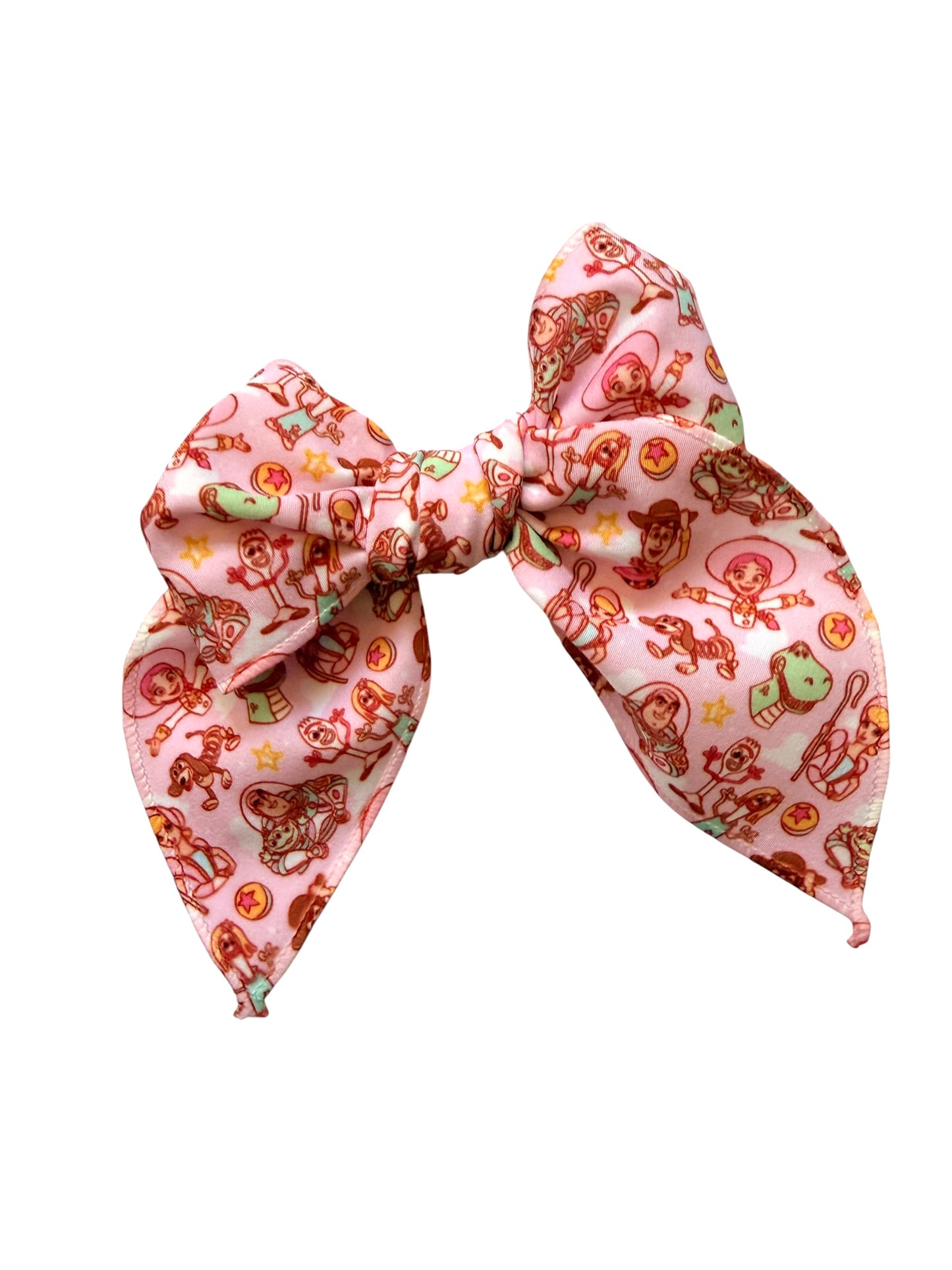 Toys Hair Bows for Girls – Small, Large & Pigtail Set | Movie-Inspired Fabric Bow