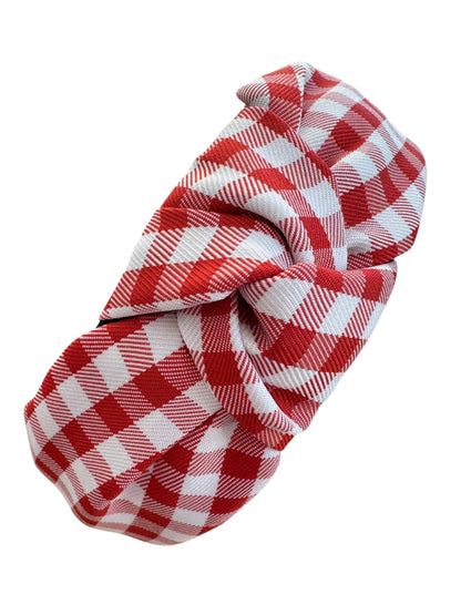 Gingham Headbands| Knotted Headband for Kids & Adults