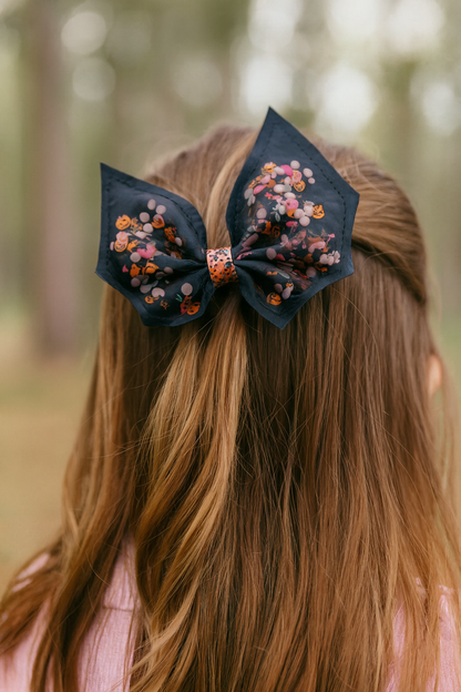 Bat Shaker Hair Bows – Halloween Bat Hair Clips for Girls & Women | 2 Sizes, 4 Colors