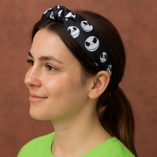 Jack Skeleton Knot Headband – Nightmare Christmas Inspired Headband