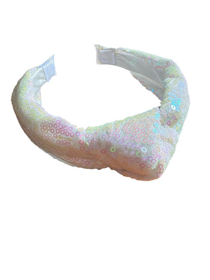 *New Sequin Tie Knot Headband