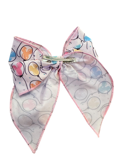 Mouse Balloons Hair Bows for Girls