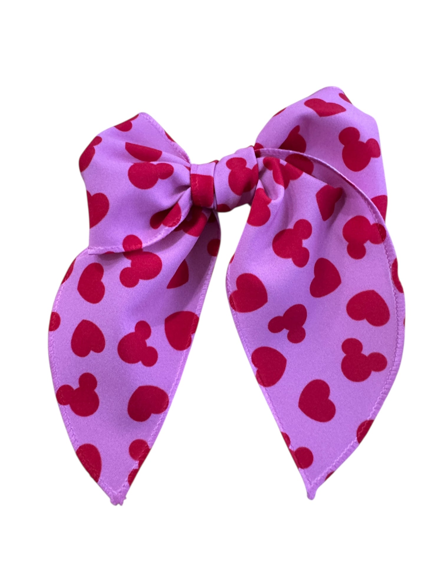 Pink & Red Valentine's Day Mouse Hair Bows