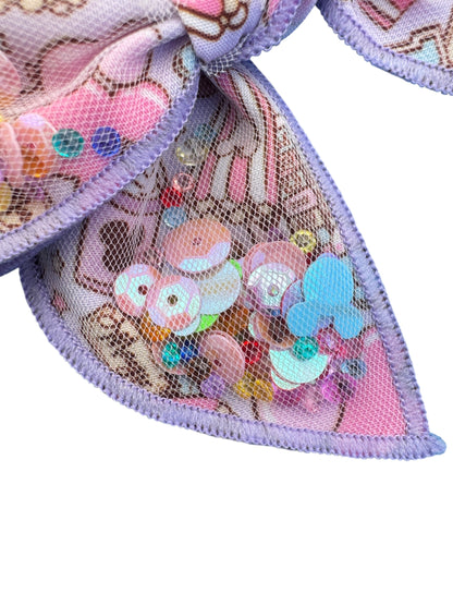 Mouse Snacks Shaker Hair Bow for Girls