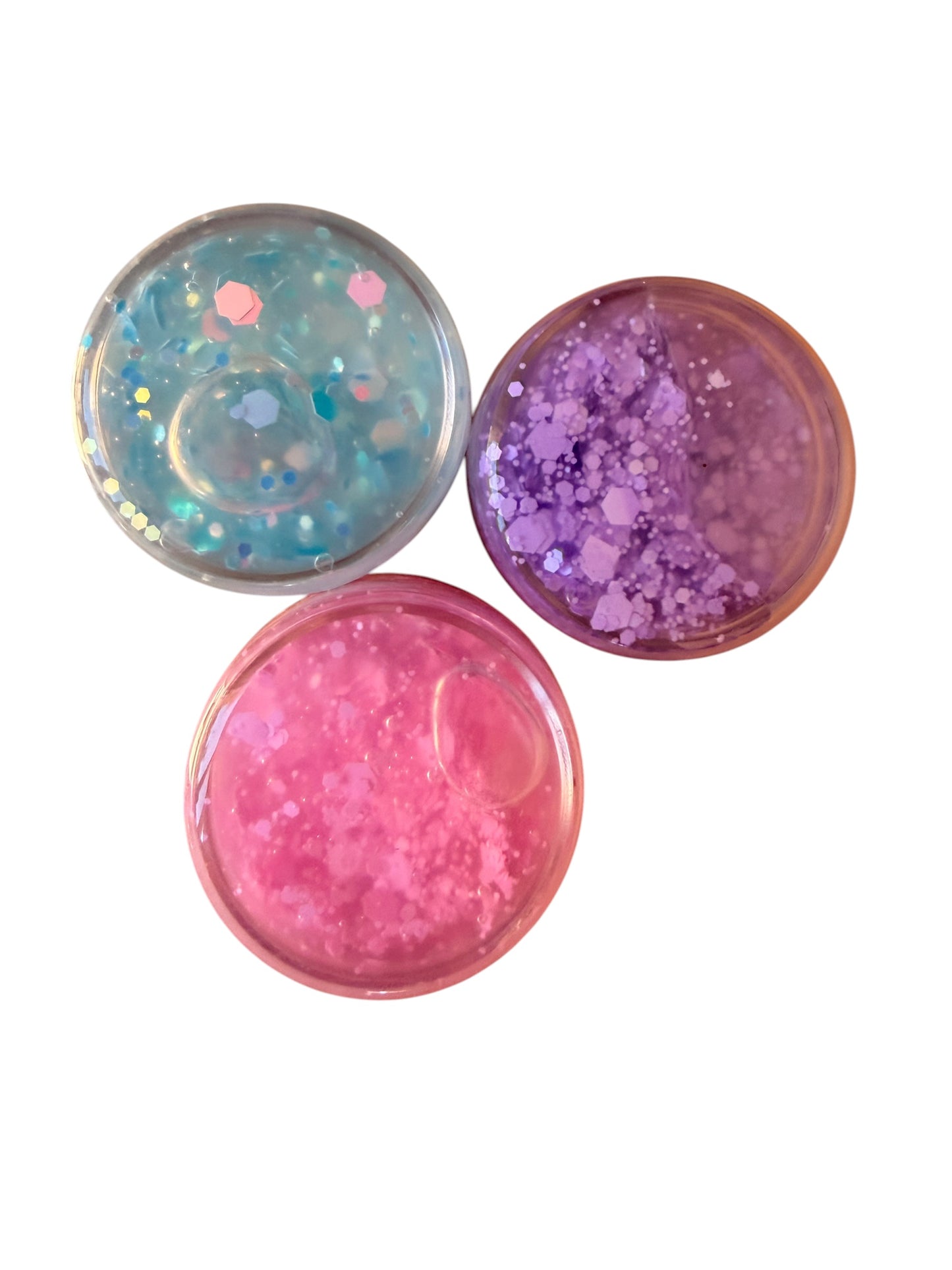 Mini Glitter Hair & Body Gel for Kids – Sparkle in Pink, Purple or Blue| Festival & Party Glitter Set of 3