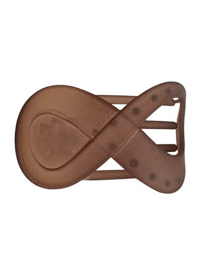 Flat Round Hair Claw Clips