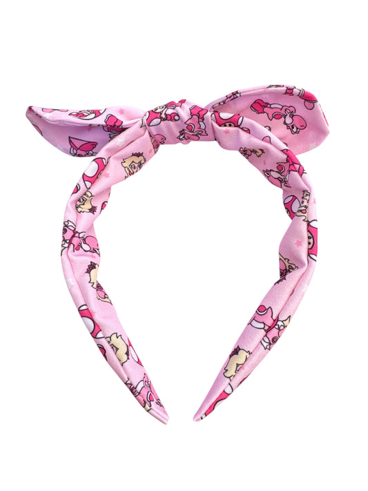 Princess Peach Headband for Girls - Character Fabric Headband for Kids