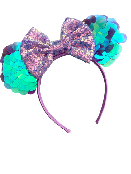 Mermaid Mouse Ear Headbands
