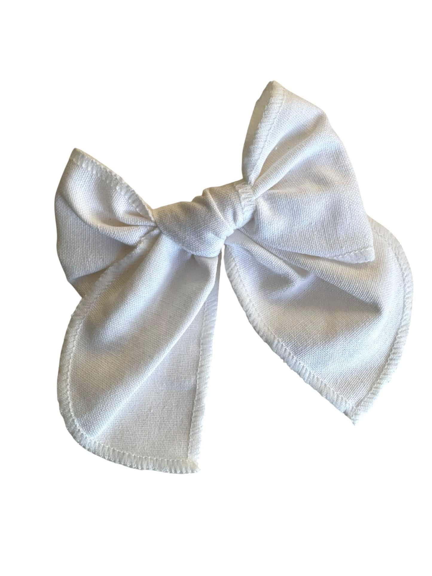 *Basic Linen Hair Bows