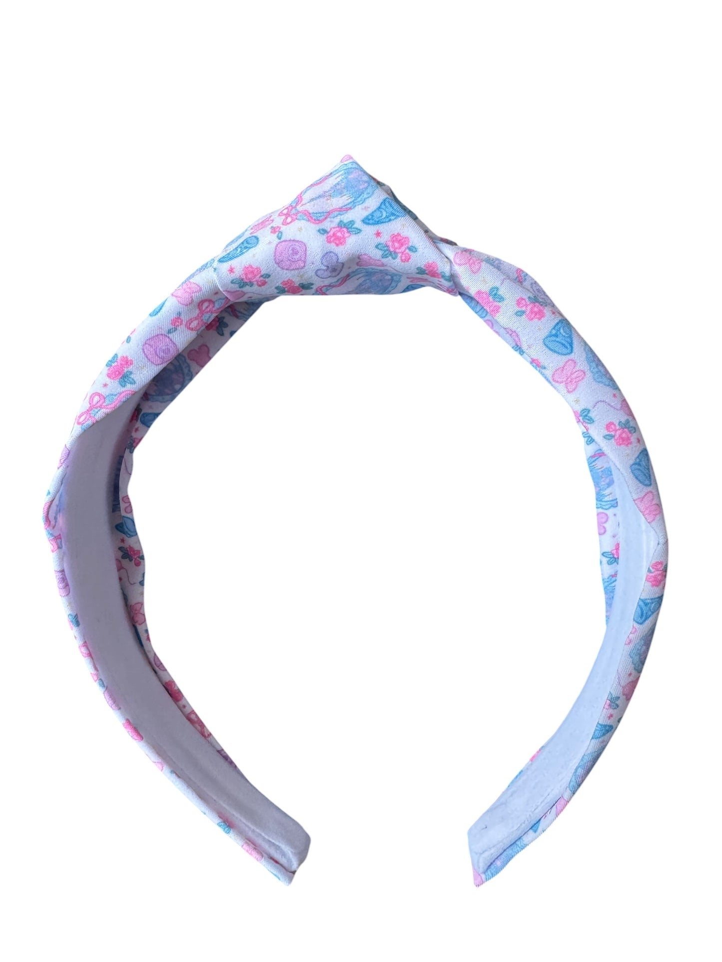 Pink Castle Knotted Headband for Girls | Whimsical Princess Hair Accessory