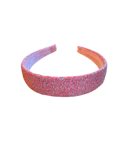 Thick Glitter Headbands - Sparkly Headbands for Girls & Women (One Size)