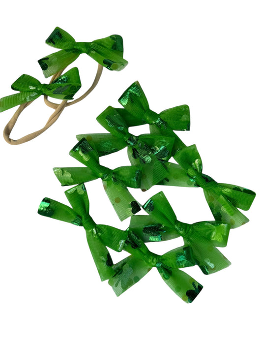 *Tulle Shamrock Hair Bow