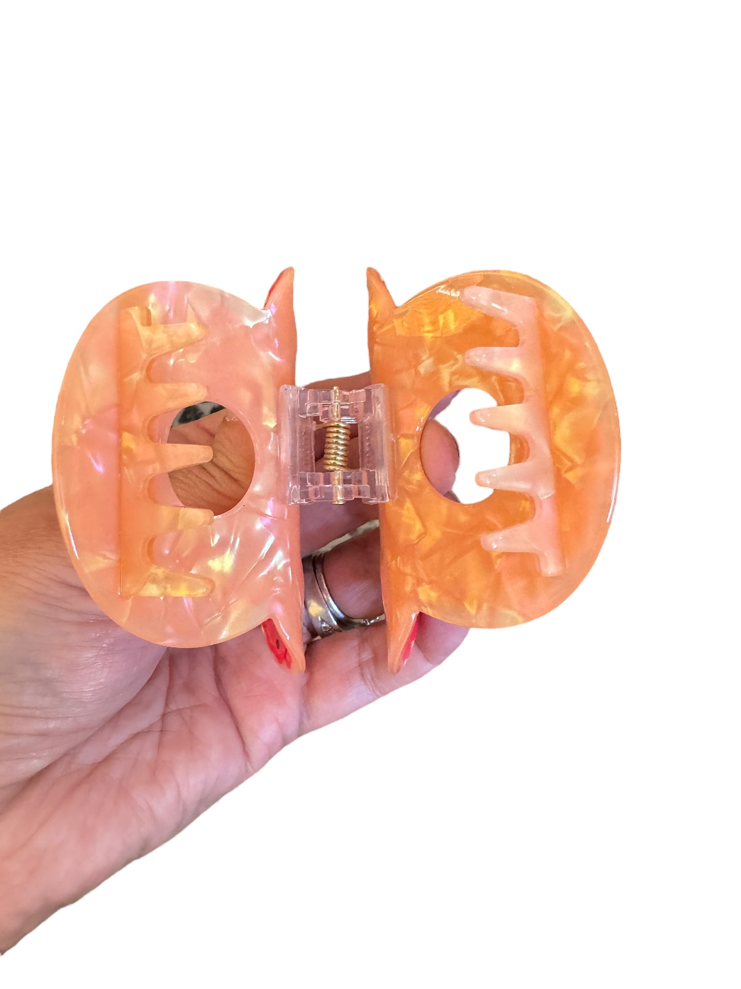 Donut Mouse Ear Claw Clips for Girls