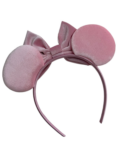 *Velvet and Pearl Mouse Ear Headband