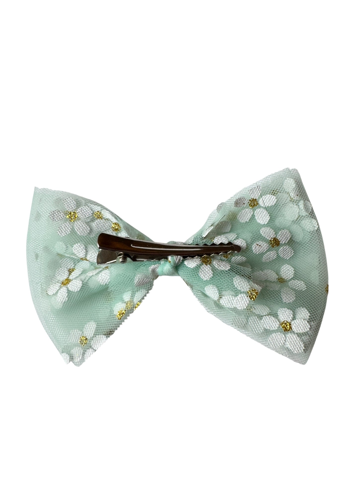 Daisy Tulle Hair Bows for Babies & Toddlers | Spring Flower Hair Accessories