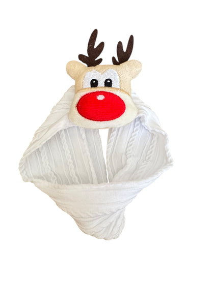 Holiday Baby Headwrap - Soft Stretchy Holiday Headband for Newborns & Infants