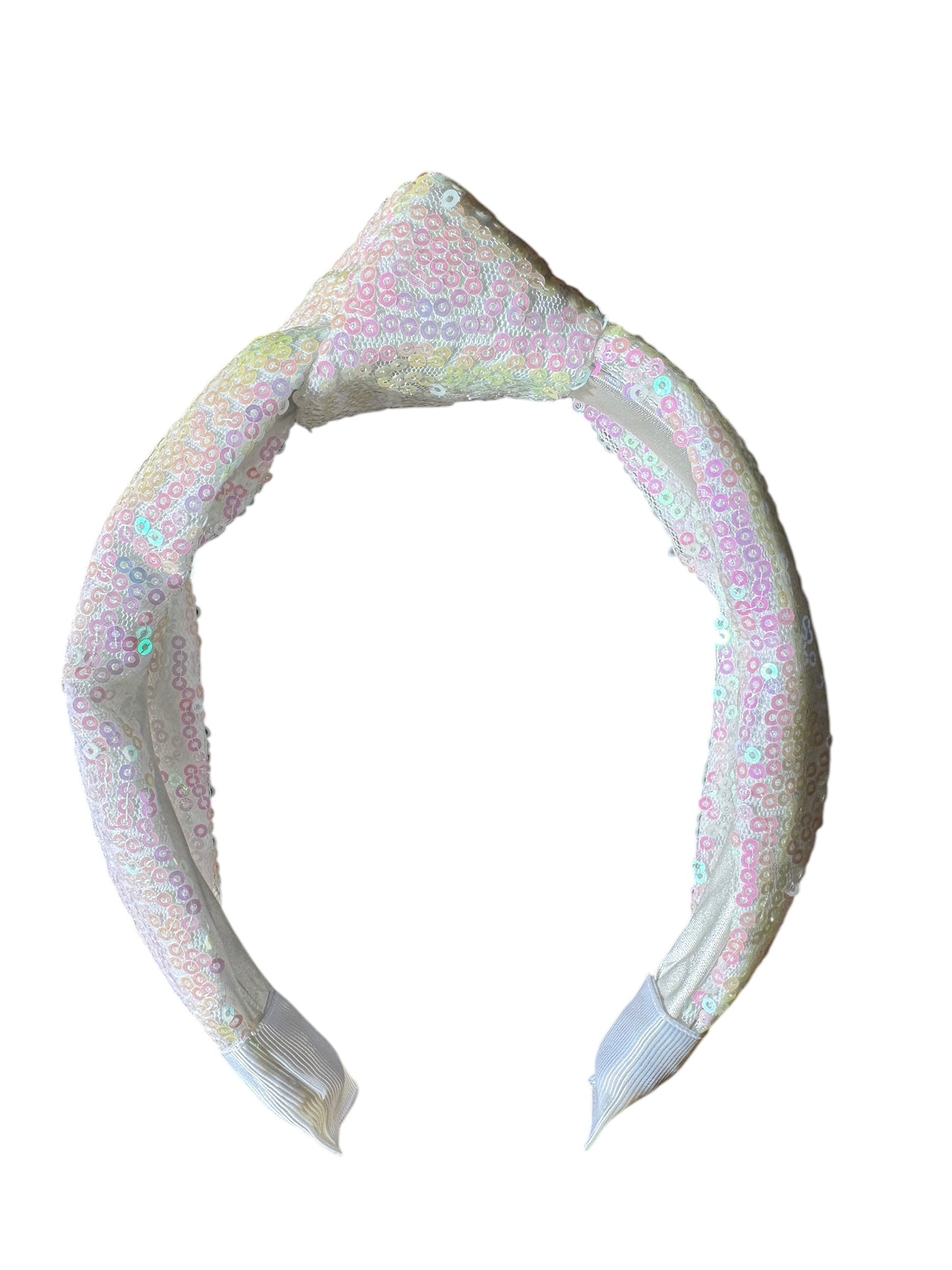 *New Sequin Tie Knot Headband