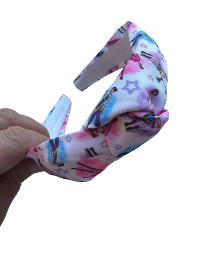 White K-Pop Headbands for Little Girls