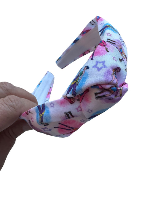 White K-Pop Headbands for Little Girls