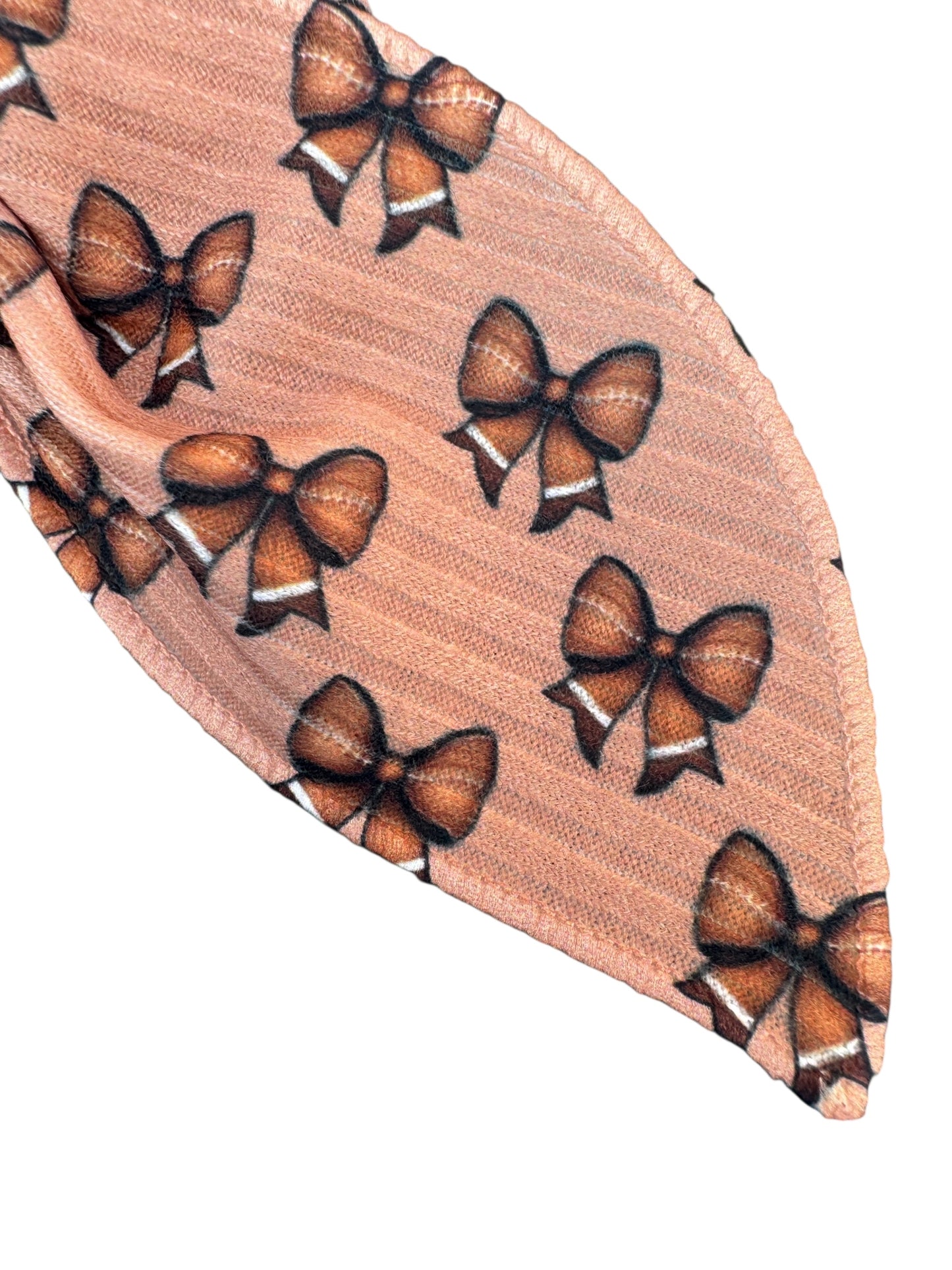 Brown Football Bow Hair Bows for Girls