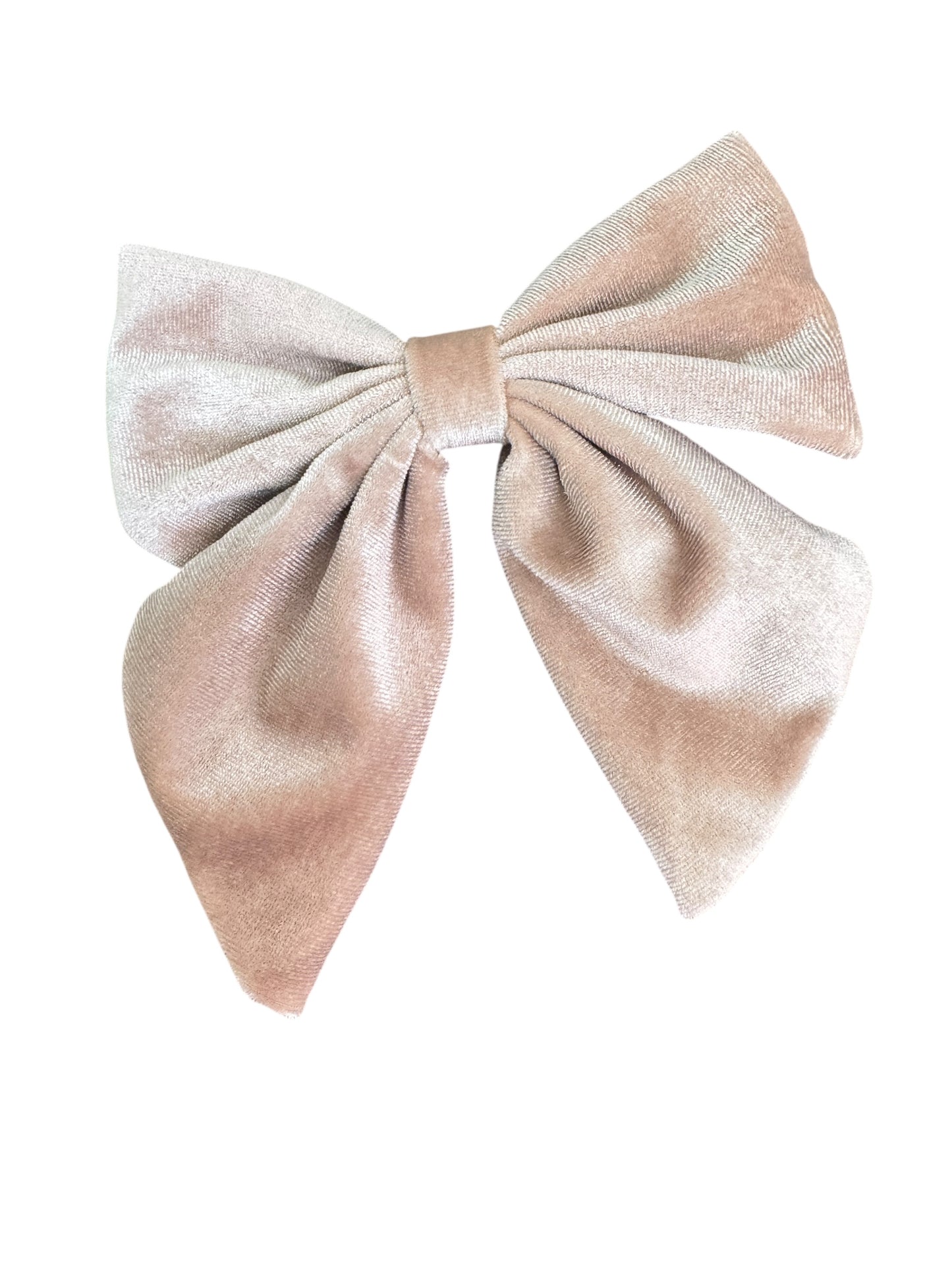 Velvet Holiday Hair Bows - Sailor Bows with Alligator Clip