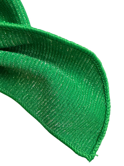 Green Shimmer Hair Bows for Girls - 5" Glitter Alligator Clip Bows
