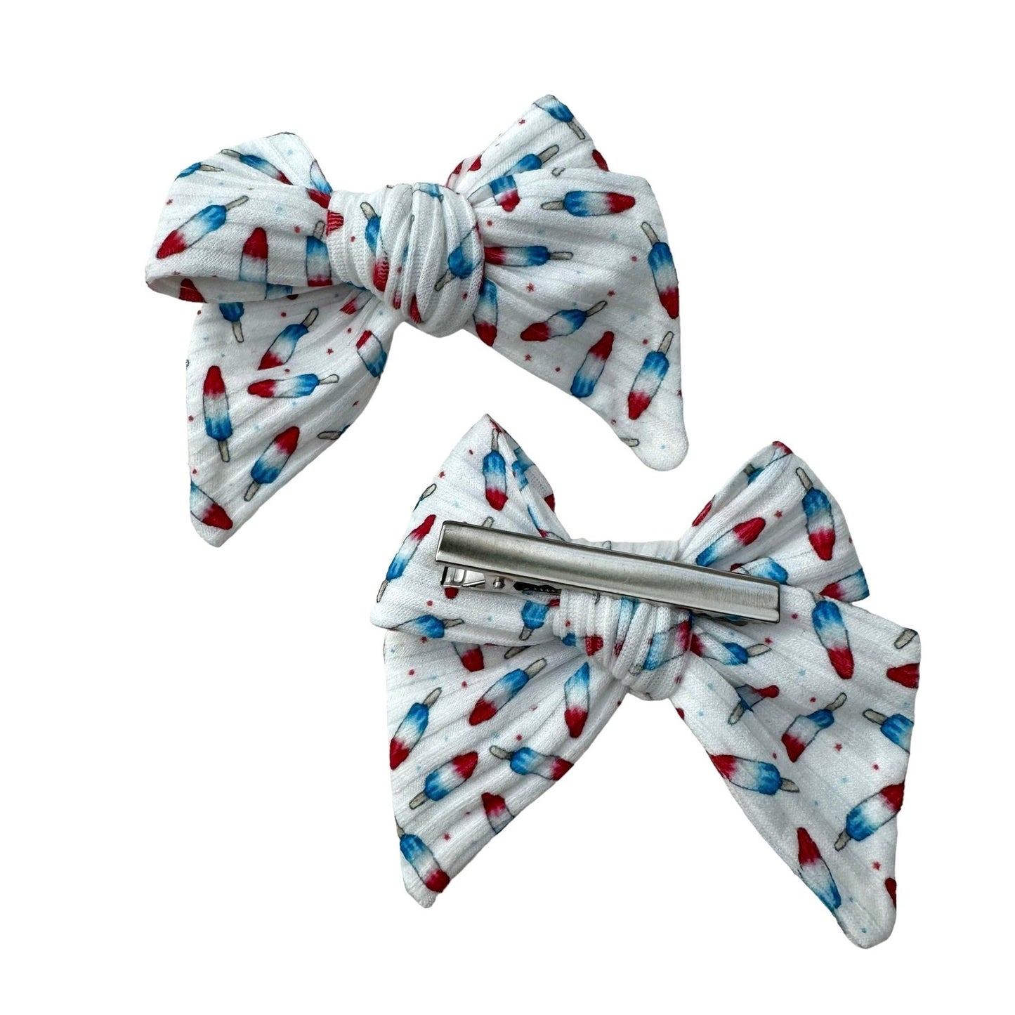 4th of July Bomb Pop Hair Bows