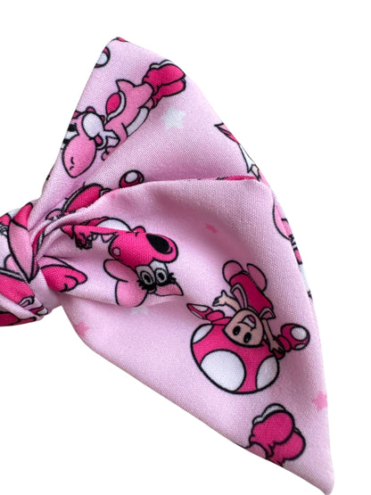 Princess Peach Hair Bows for Girls - Character Clip Bows