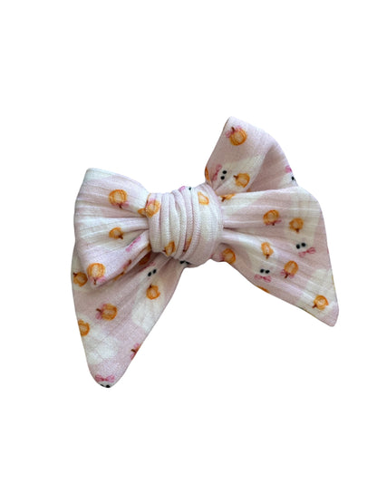 Pink Ghost with Hair Bow | Halloween Bows for Kids & Toddlers